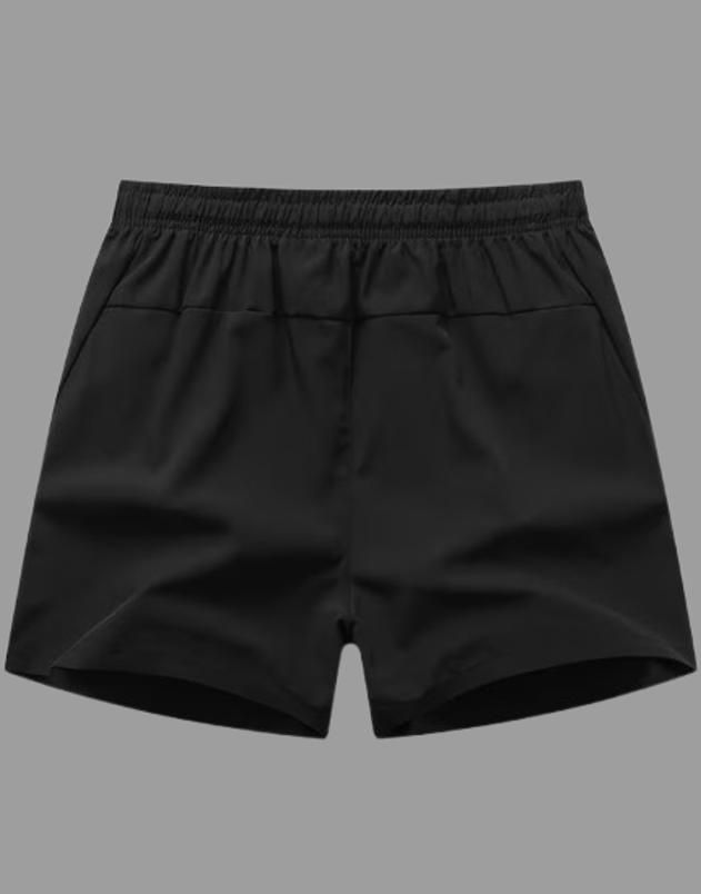 Men's Casual & Stylish Sports Shorts (Combo of Black & Grey)